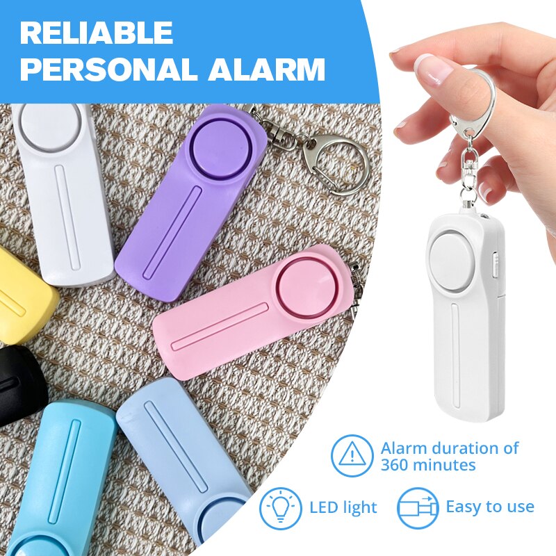 Personal Alarm Keychain - Porte-clés d'alarme de sécurité personnelle pour
