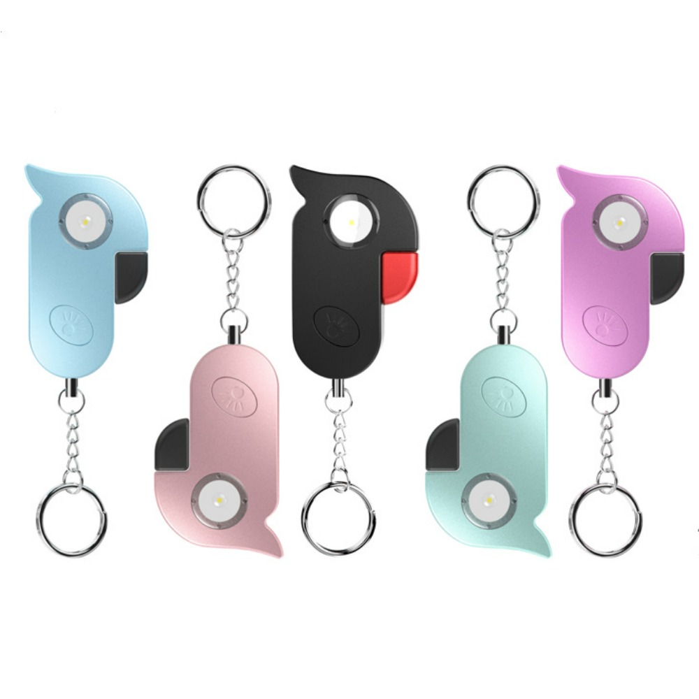 Personal Alarm Keychain - Porte-clés d'alarme Anti-loup en forme d'oiseau,