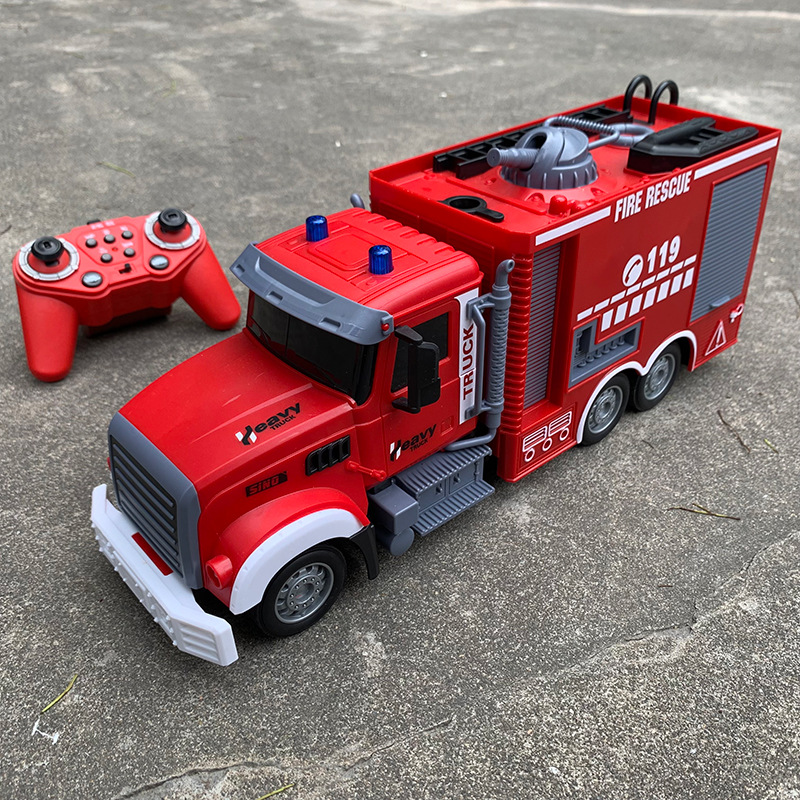 Fire Escape Ladder - Camion de pompiers télécommandé 2,4 GHz