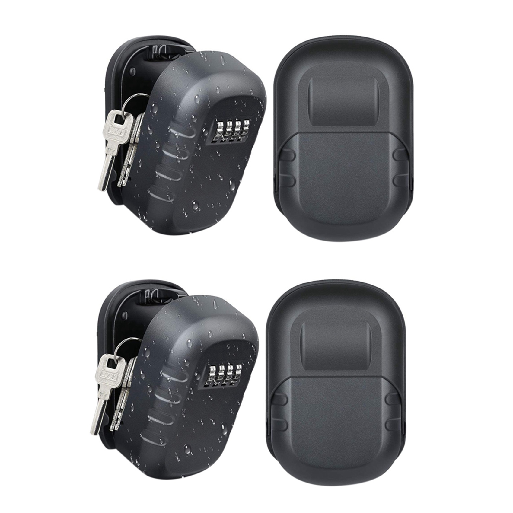 Boîte à clés murale ABKN-2X av - Lockbox Key Secure avis et prix