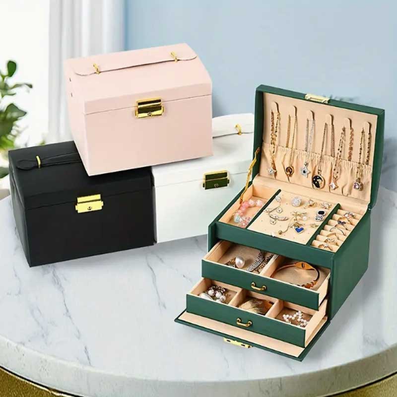 Boîte à bijoux portative à tro - Lockbox Key Secure avis et prix