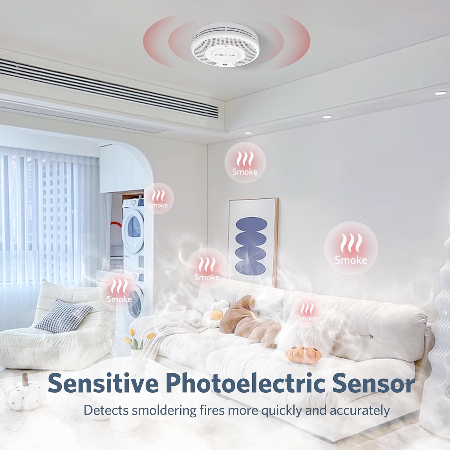 Alarme de fumée Tuya interlign - Smoke Detector Interconnected avis et prix