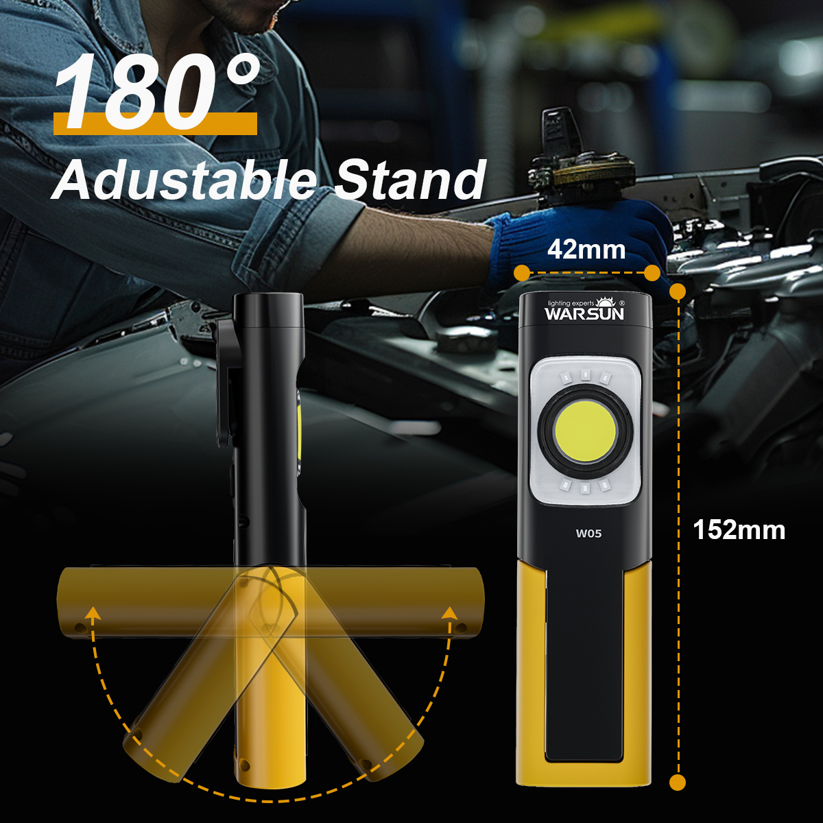 Lampe de travail LED WARSUN W0 - Power Outage Light avis et prix