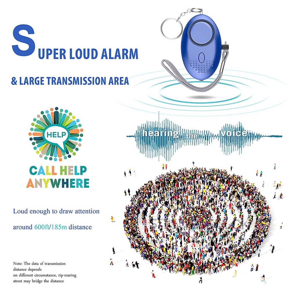 130dB alarme d'auto-défense An - Personal Alarm Keychain avis et prix