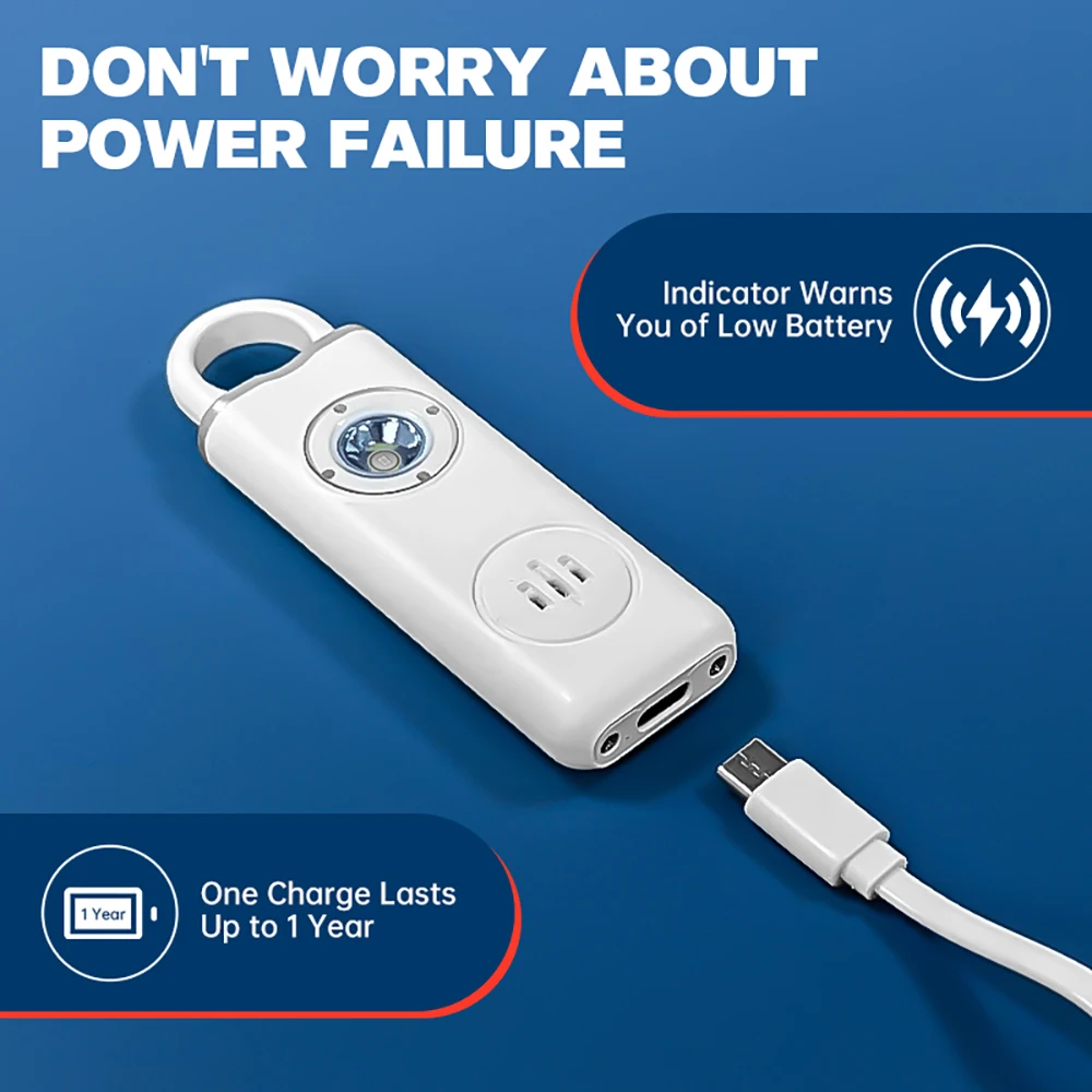 Alarme personnelle rechargeabl - Personal Alarm Keychain avis et prix