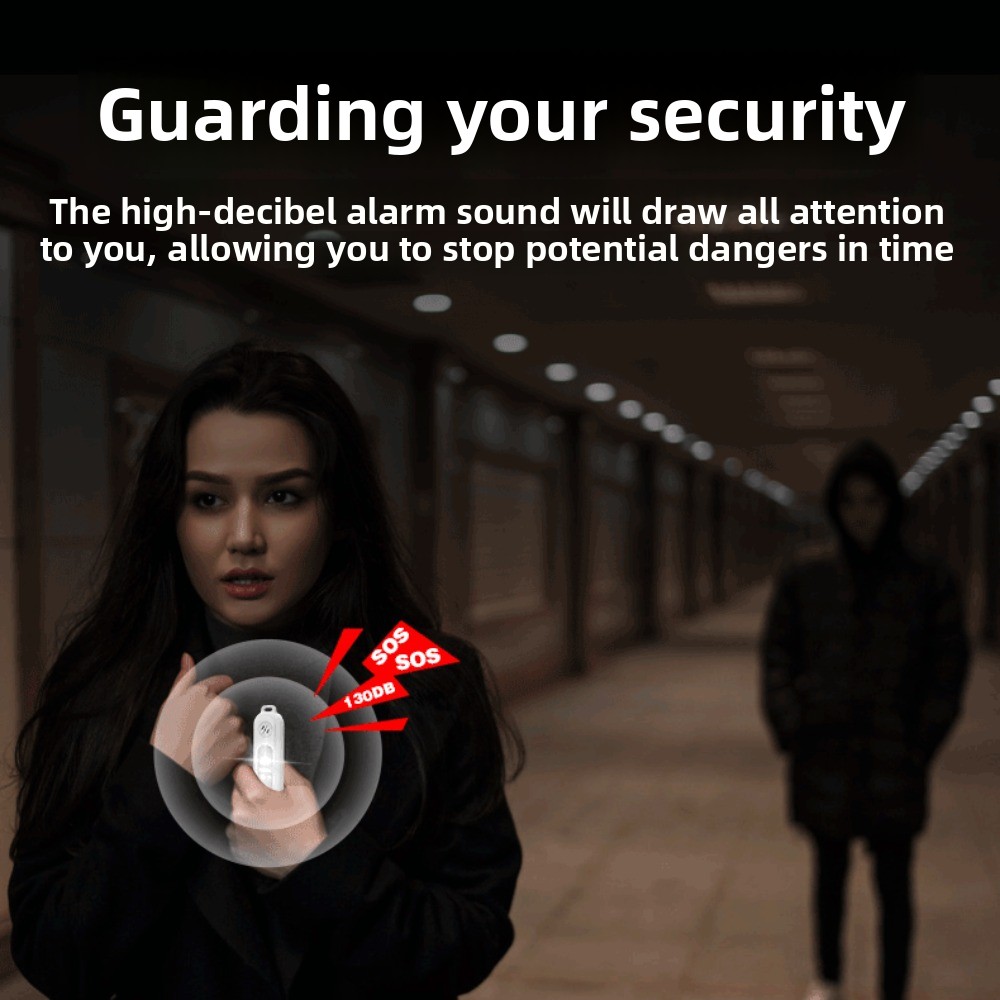 130dB nuit course sécurité voy - Personal Alarm Keychain avis et prix